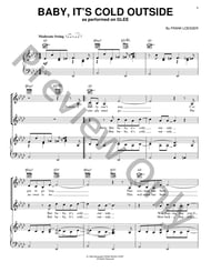 Baby, It's Cold Outside piano sheet music cover